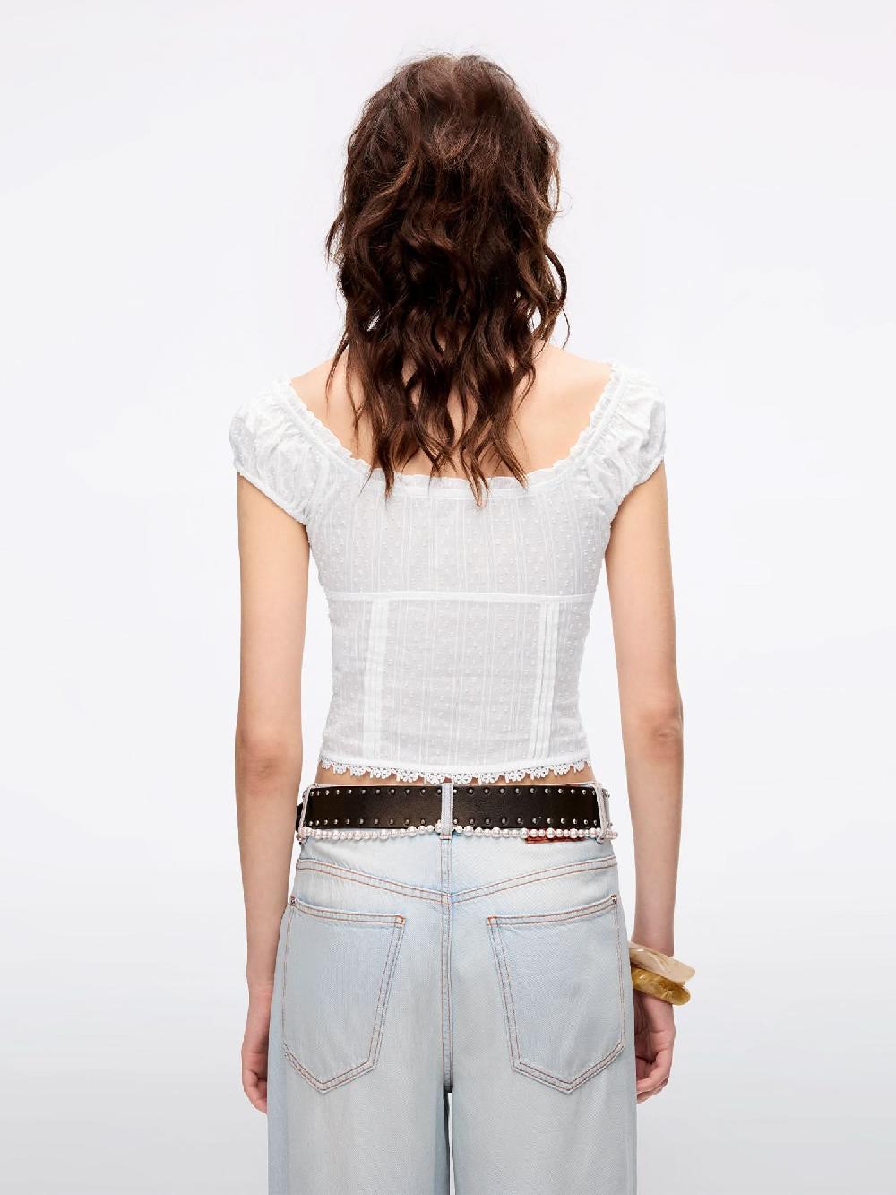 Miss Sixty SLIM FIT TOP WHITE