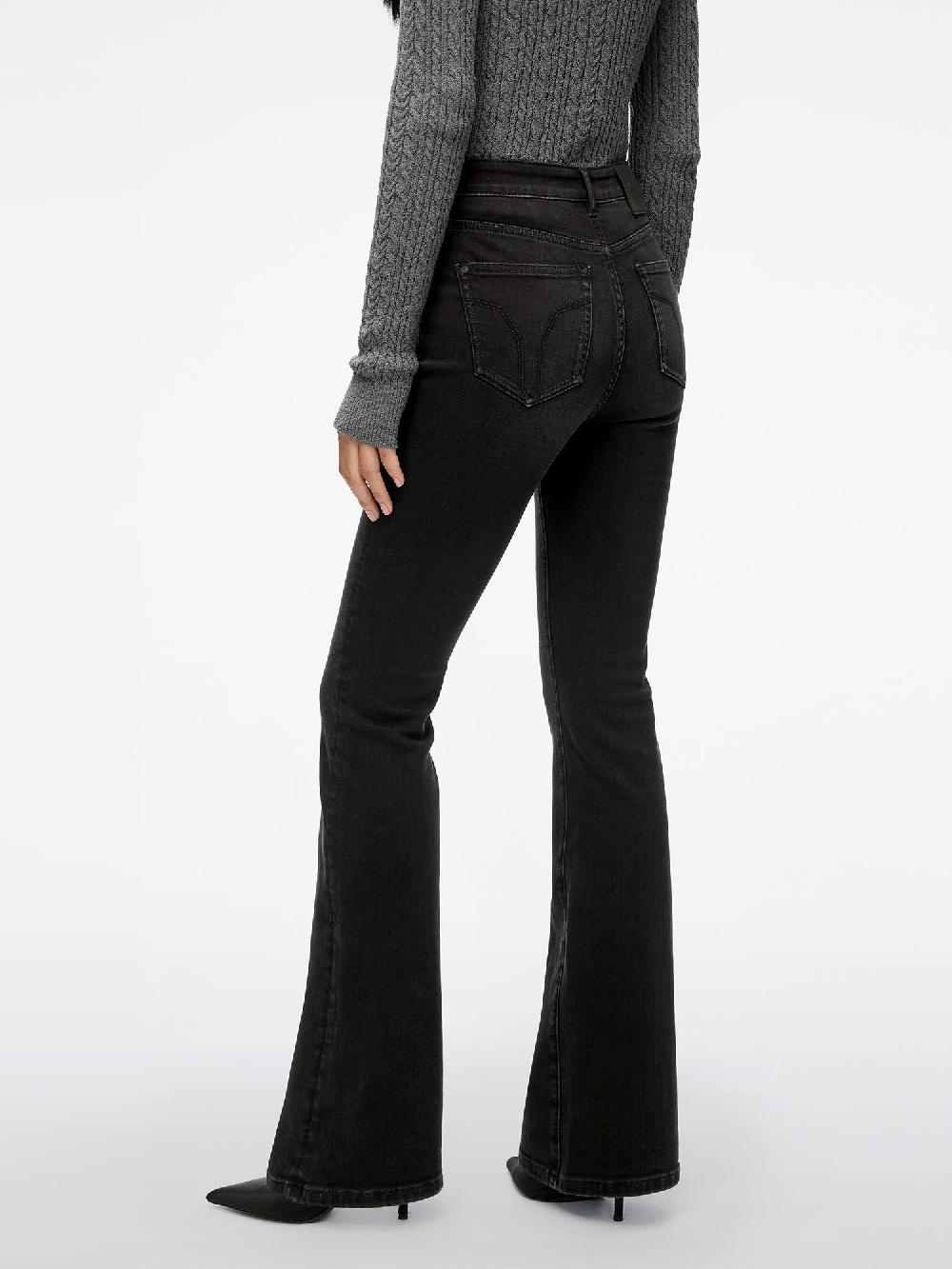 Miss Sixty SLIM FLARE JEANS BLACK FOG
