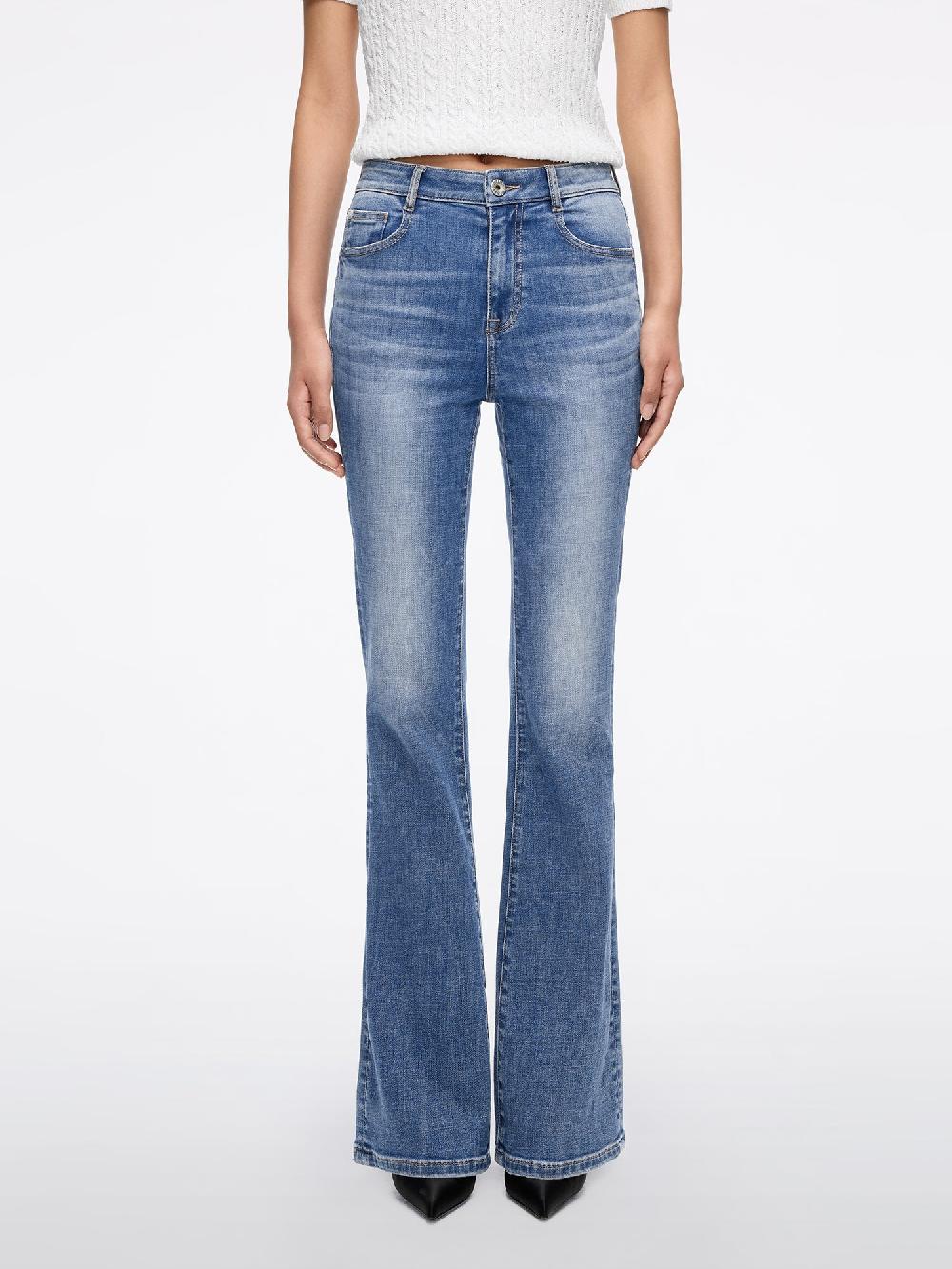 miss sixty SLIM FLARE JEANS MIDDLE BLUE