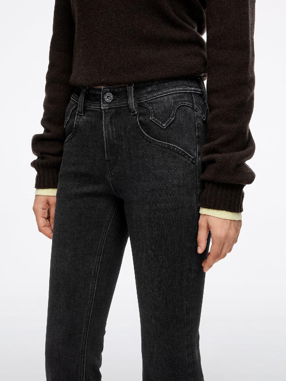 Miss Sixty SLIM FLARED JEANS-BELLA BLACK FOG