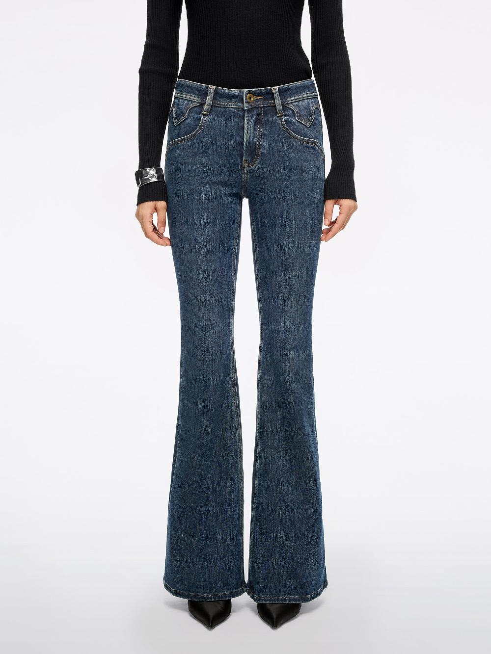 miss sixty SLIM FLARED JEANS-BELLA DEEP BLUE