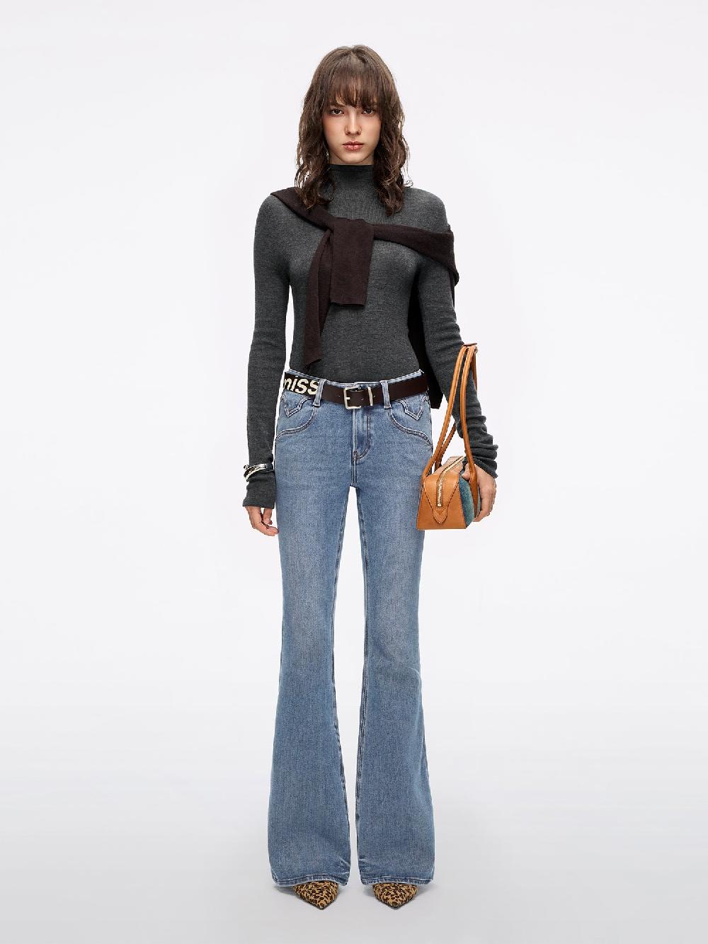 Miss Sixty SLIM FLARED JEANS-BELLA MIDDLE BLUE