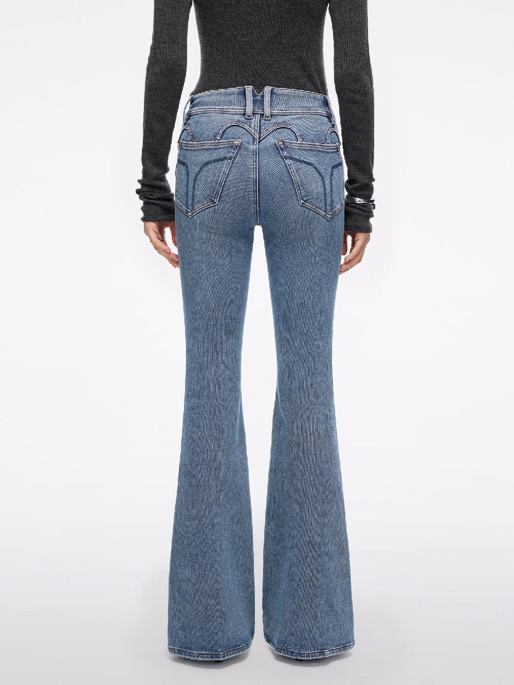 Miss Sixty SLIM FLARED JEANS-BELLA MIDDLE BLUE