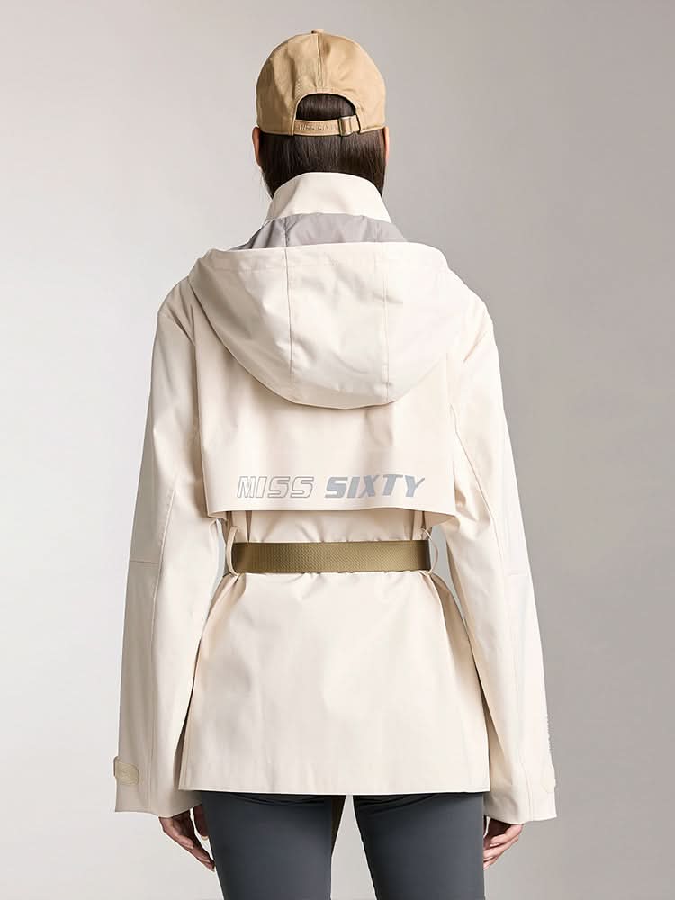 Miss Sixty SPORTY WINDBREAKER JACKET OFF WHITE