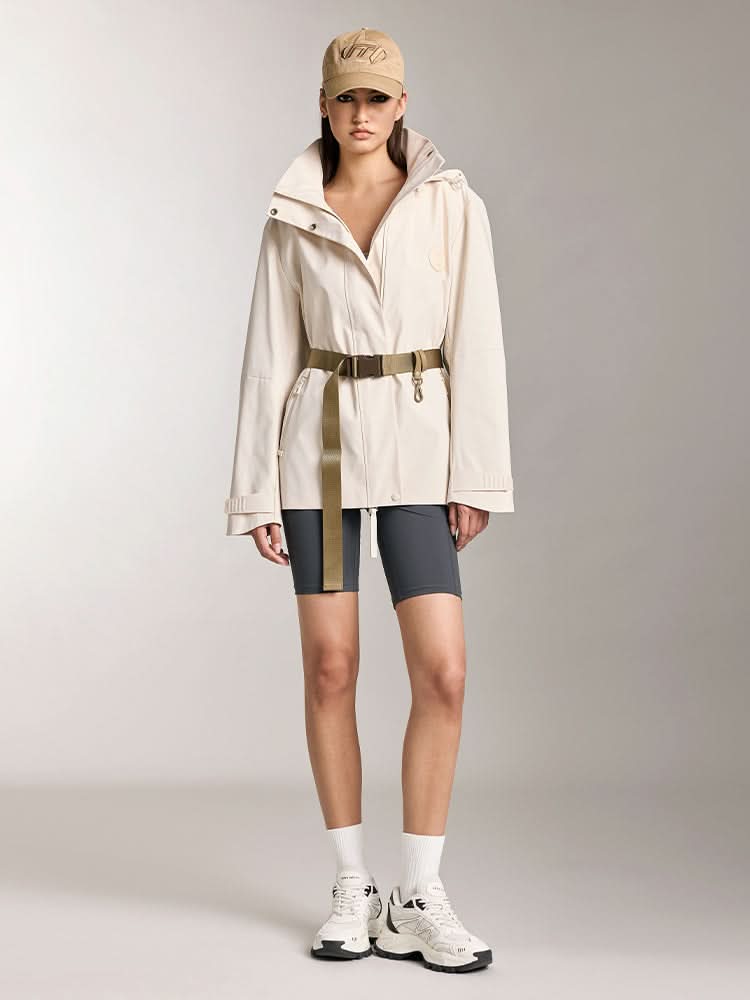 Miss Sixty SPORTY WINDBREAKER JACKET OFF WHITE