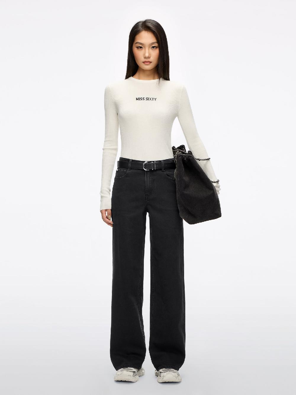 Miss Sixty STRAIGHT-FIT JEANS BLACK FOG