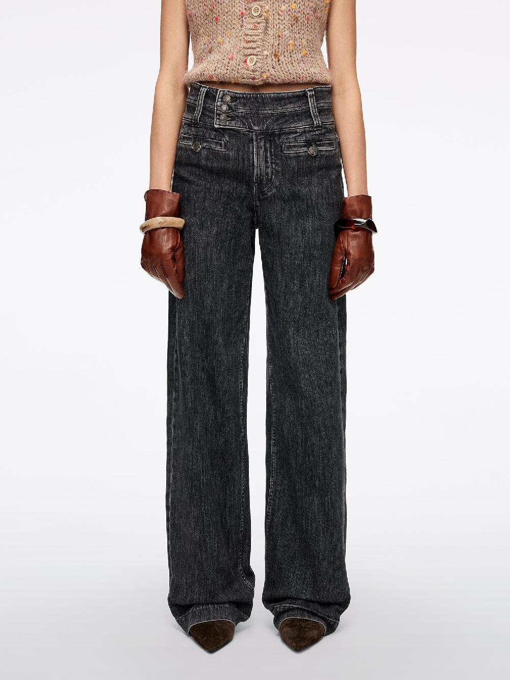 miss sixty STRAIGHT-FIT JEANS BLACK FOG