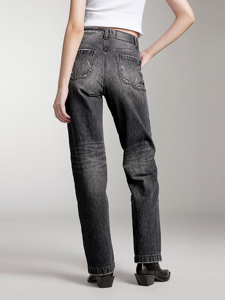 Miss Sixty STRAIGHT FIT JEANS IN BLACK BLACK FOG
