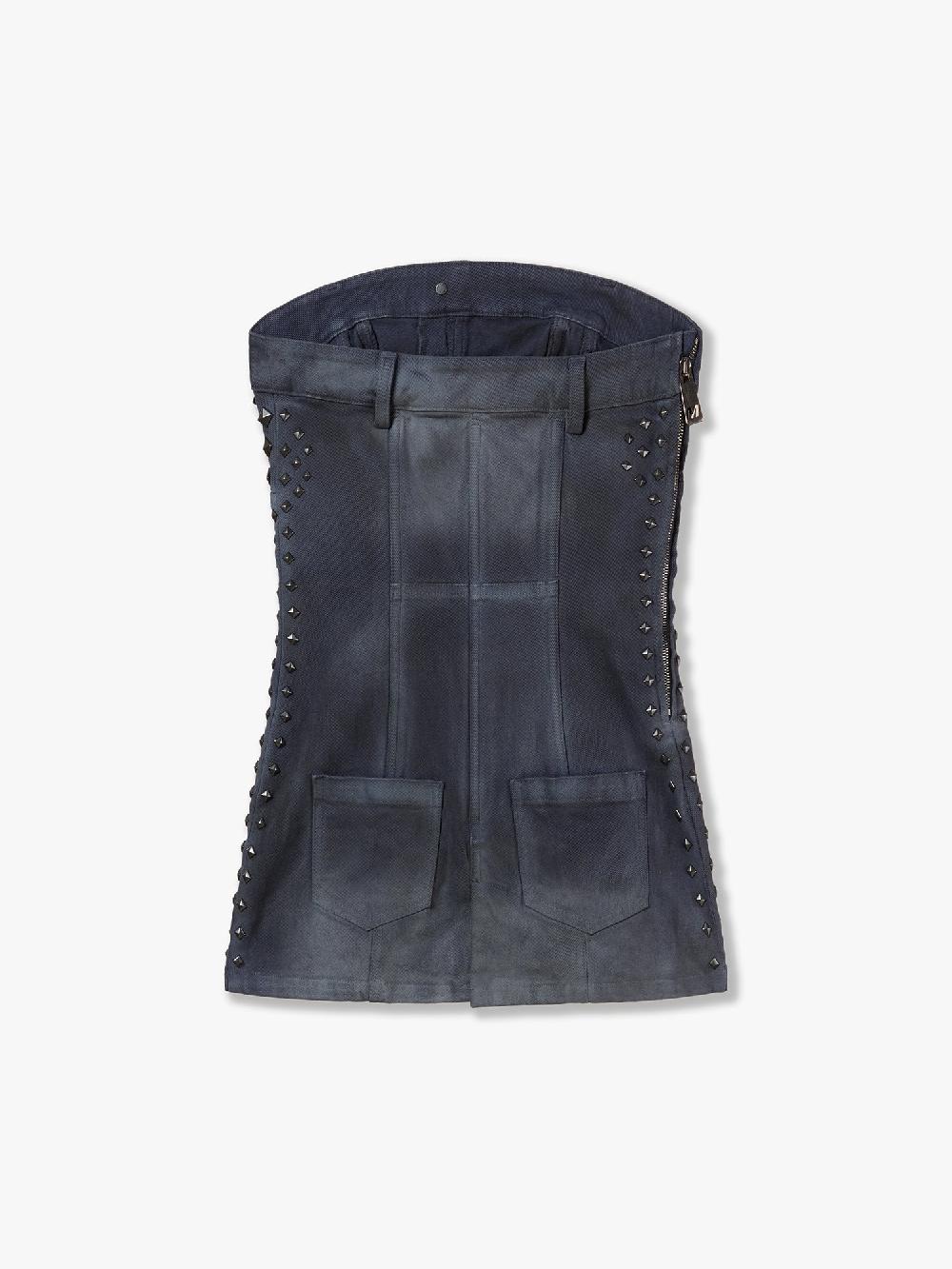 Miss Sixty STRAPLESS DRESS BLACK FOG