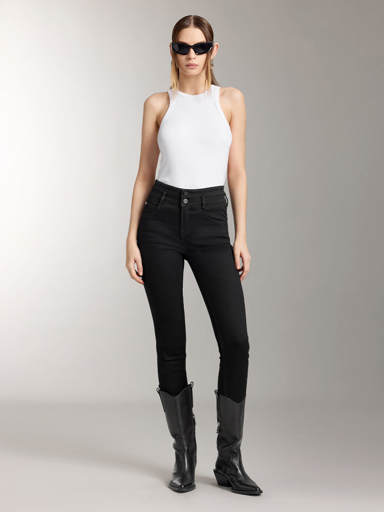 Miss Sixty STRETCH SLIM FIT BRUSHED JEANS BLACK