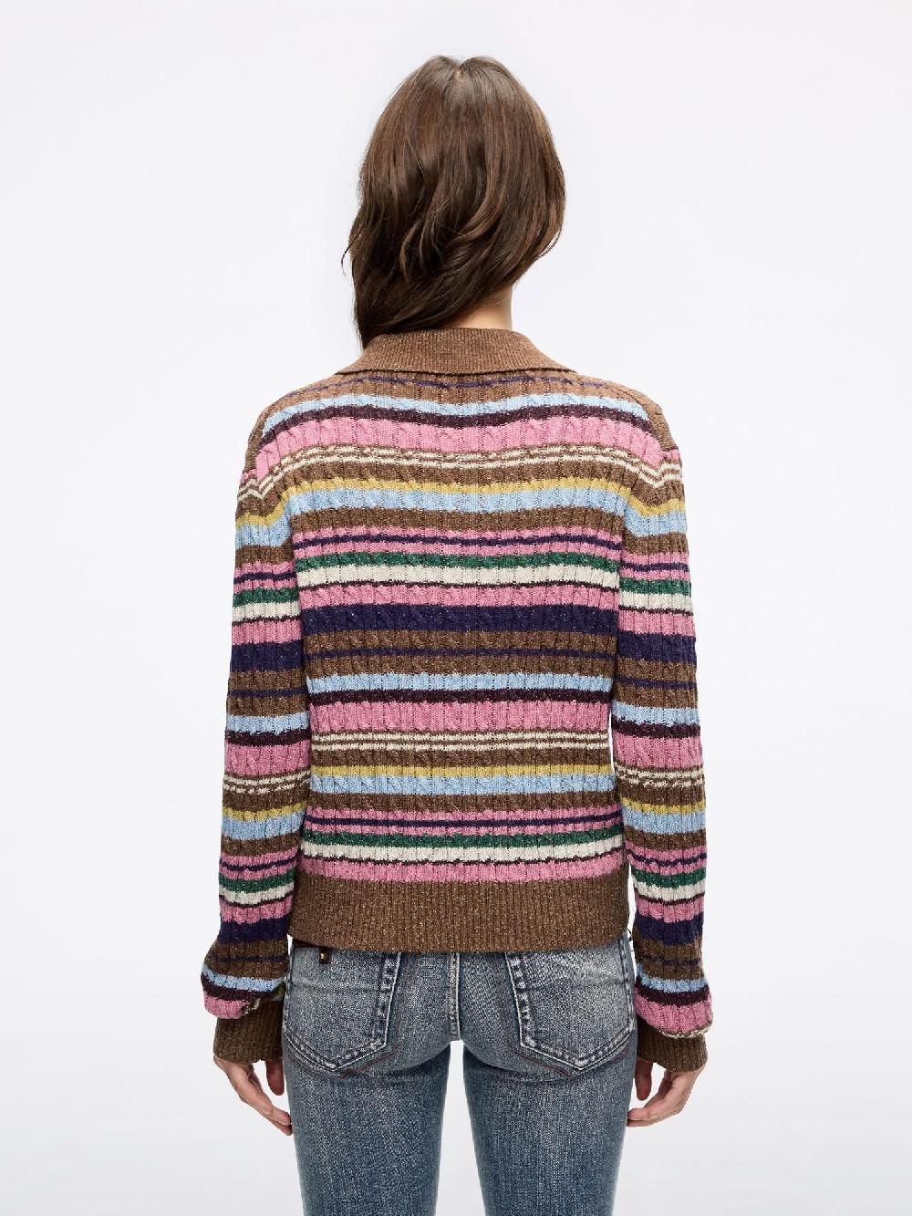 Miss Sixty STRIPED KNIT SWEATER MULTICOLOUR