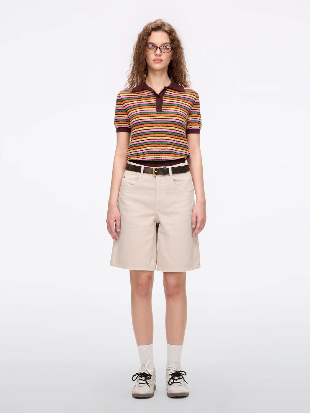 Miss Sixty STRIPED KNIT TOP MULTICOLOUR