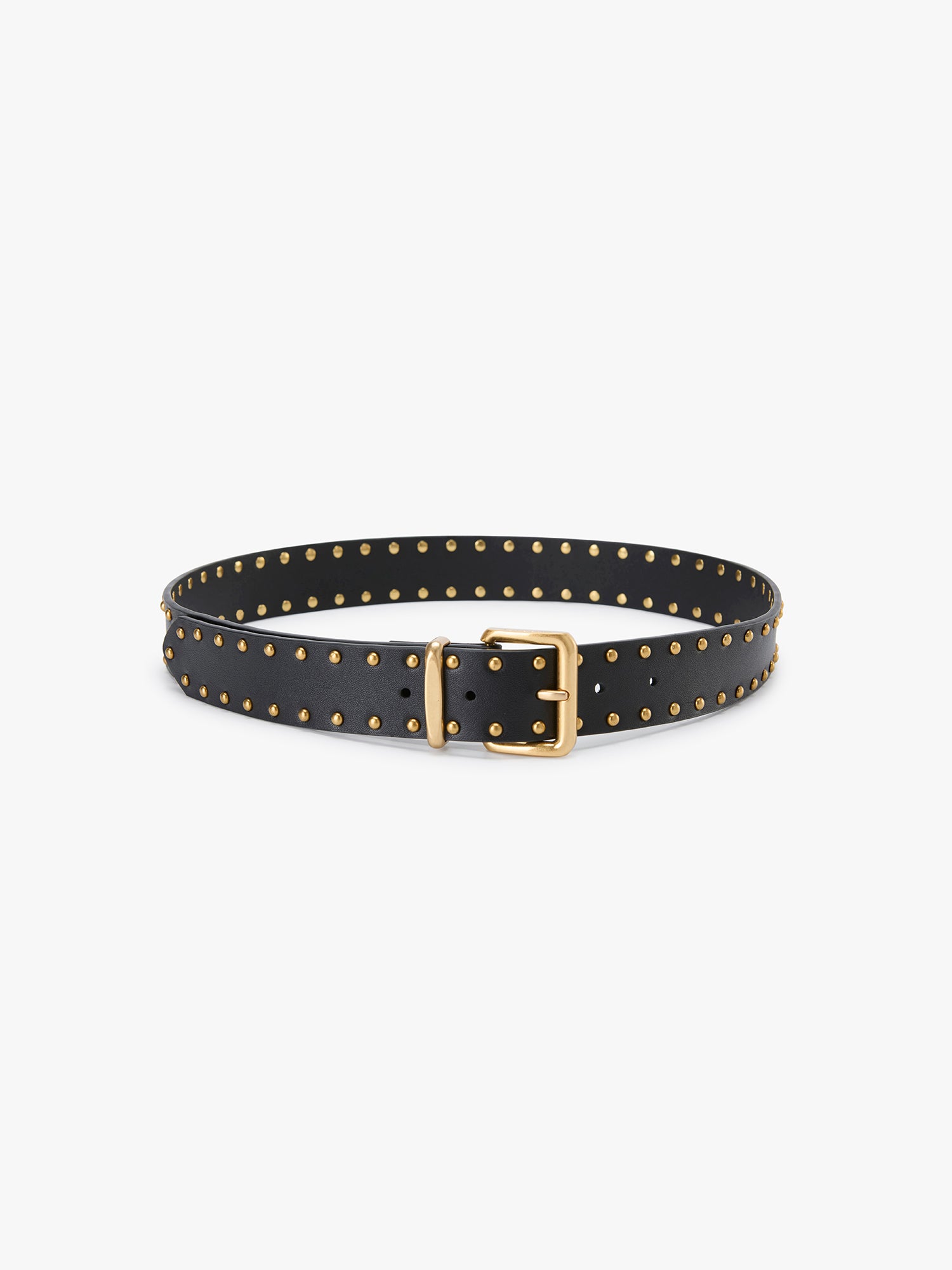 miss sixty STUDDED LEATHER BELT BLACK