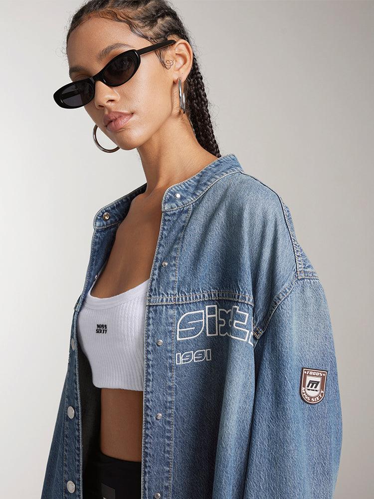 Miss Sixty STYLE DENIM SHIRT MIDDLE BLUE