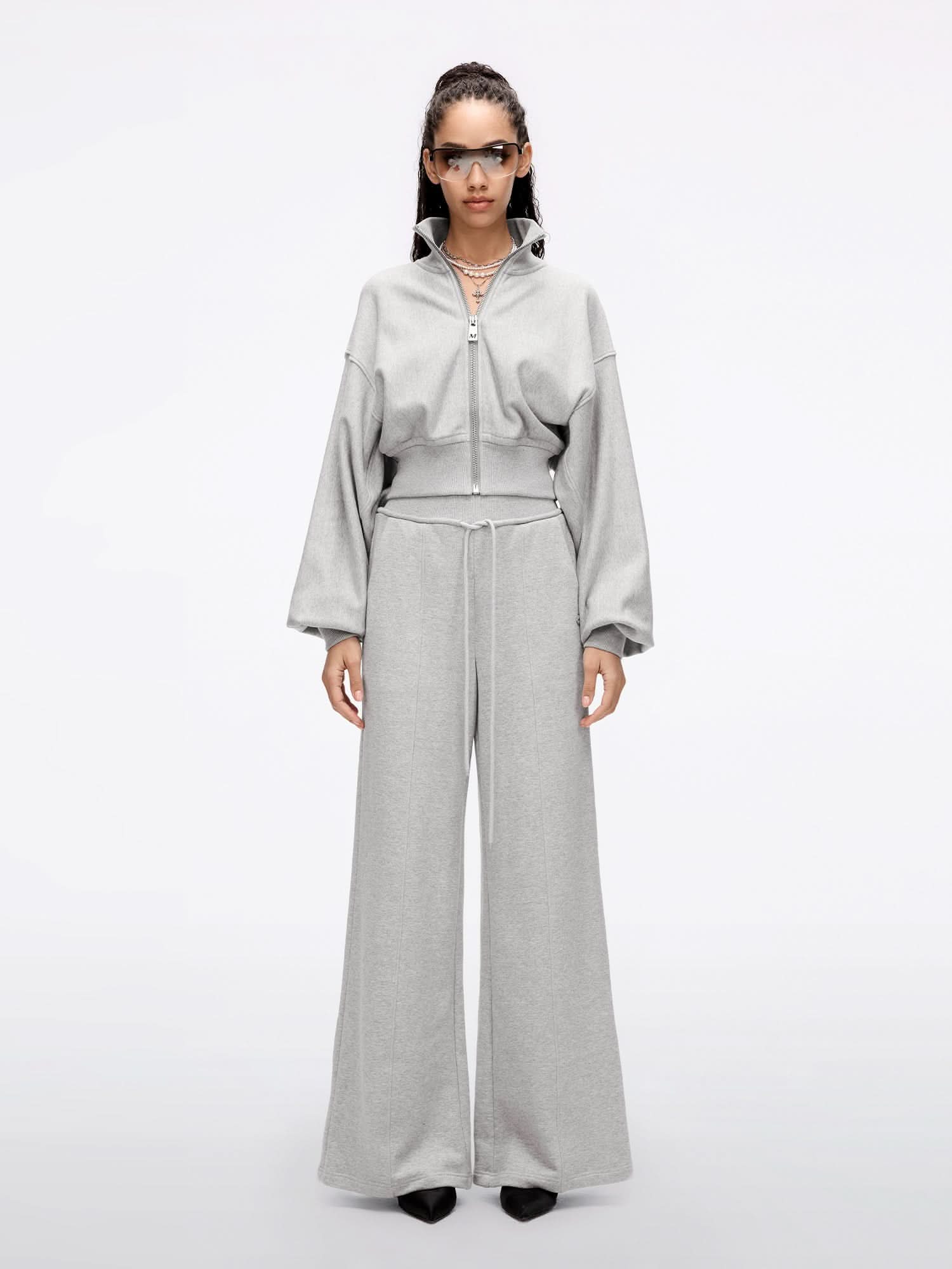 Miss Sixty SWEATSHIRT-STYLE JACKET HEATHER GREY