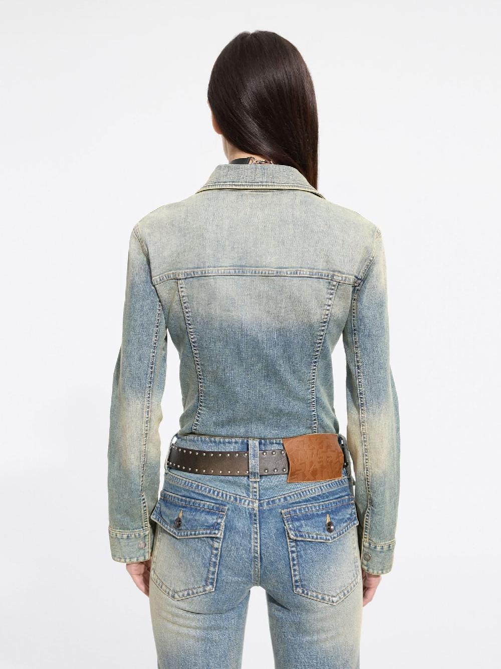 Miss Sixty TAILORED DENIM SHIRT LIGHT BLUE