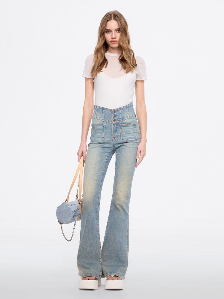 Miss Sixty U-NECK VEST WHITE