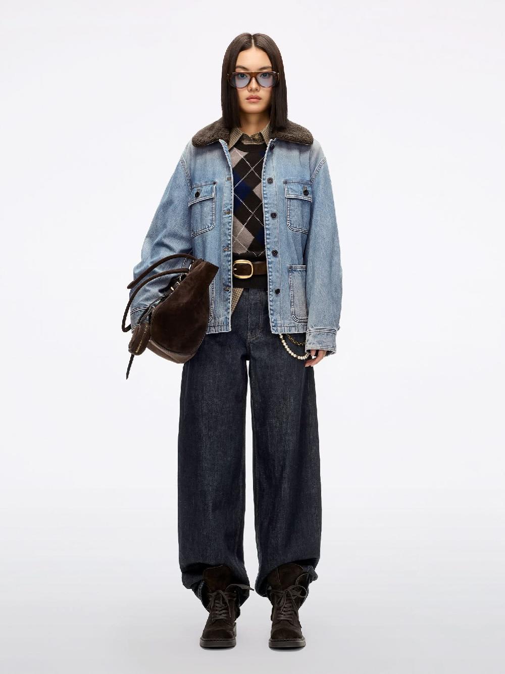 Miss Sixty UTILITY STYLE DENIM JACKET LIGHT BLUE