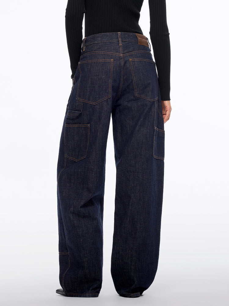 Miss Sixty UTILITY WIDE-LEG JEANS DEEP BLUE