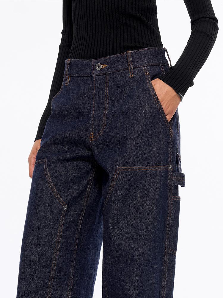 Miss Sixty UTILITY WIDE-LEG JEANS DEEP BLUE