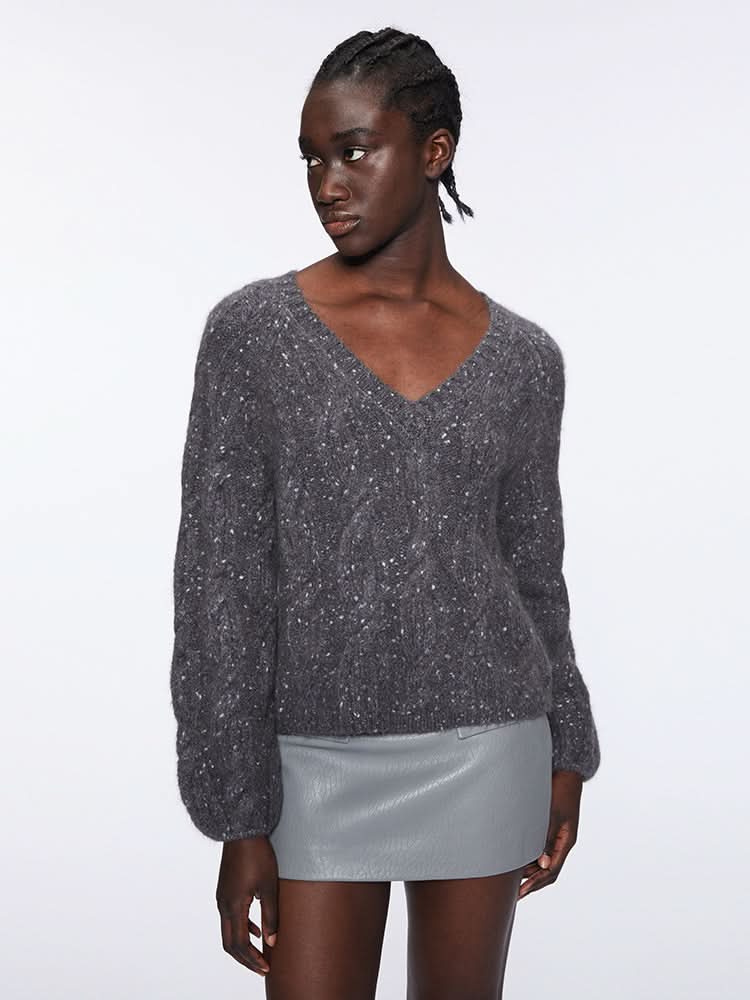 miss sixty V-NECK SWEATER DARK GREY
