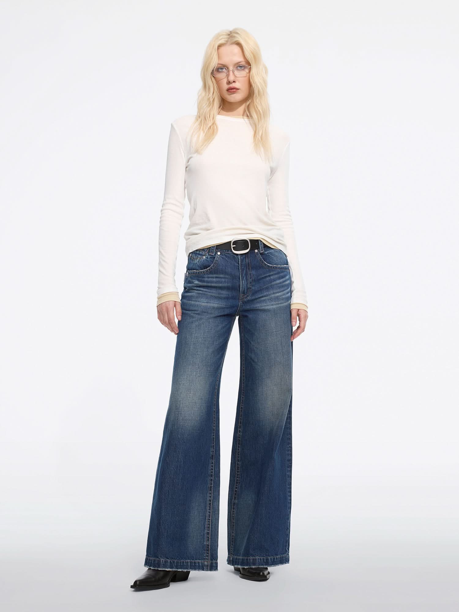 Miss Sixty VINTAGE FLARED JEANS-FLM DEEP BLUE