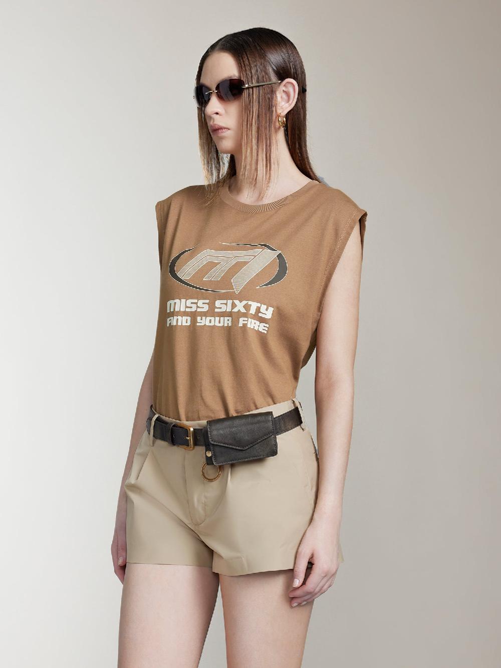 Miss Sixty WAIST BAG BELT CAFE BROWN