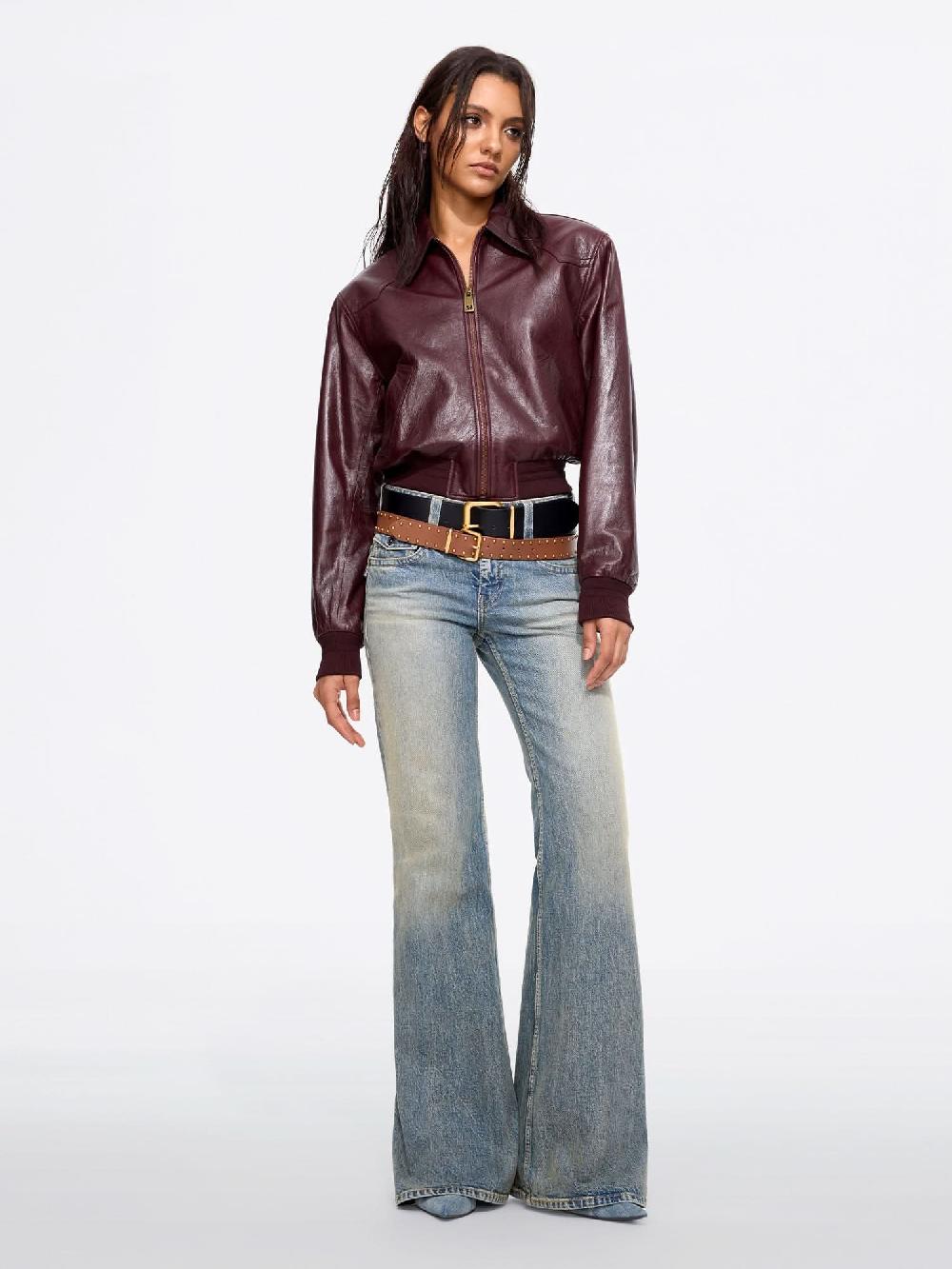 Miss Sixty WASHED FLARED JEANS GREY BLUE