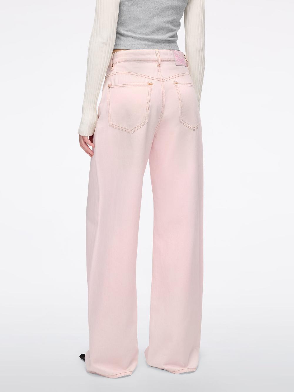 Miss Sixty WIDE-LEG DENIM JEANS BABY PINK