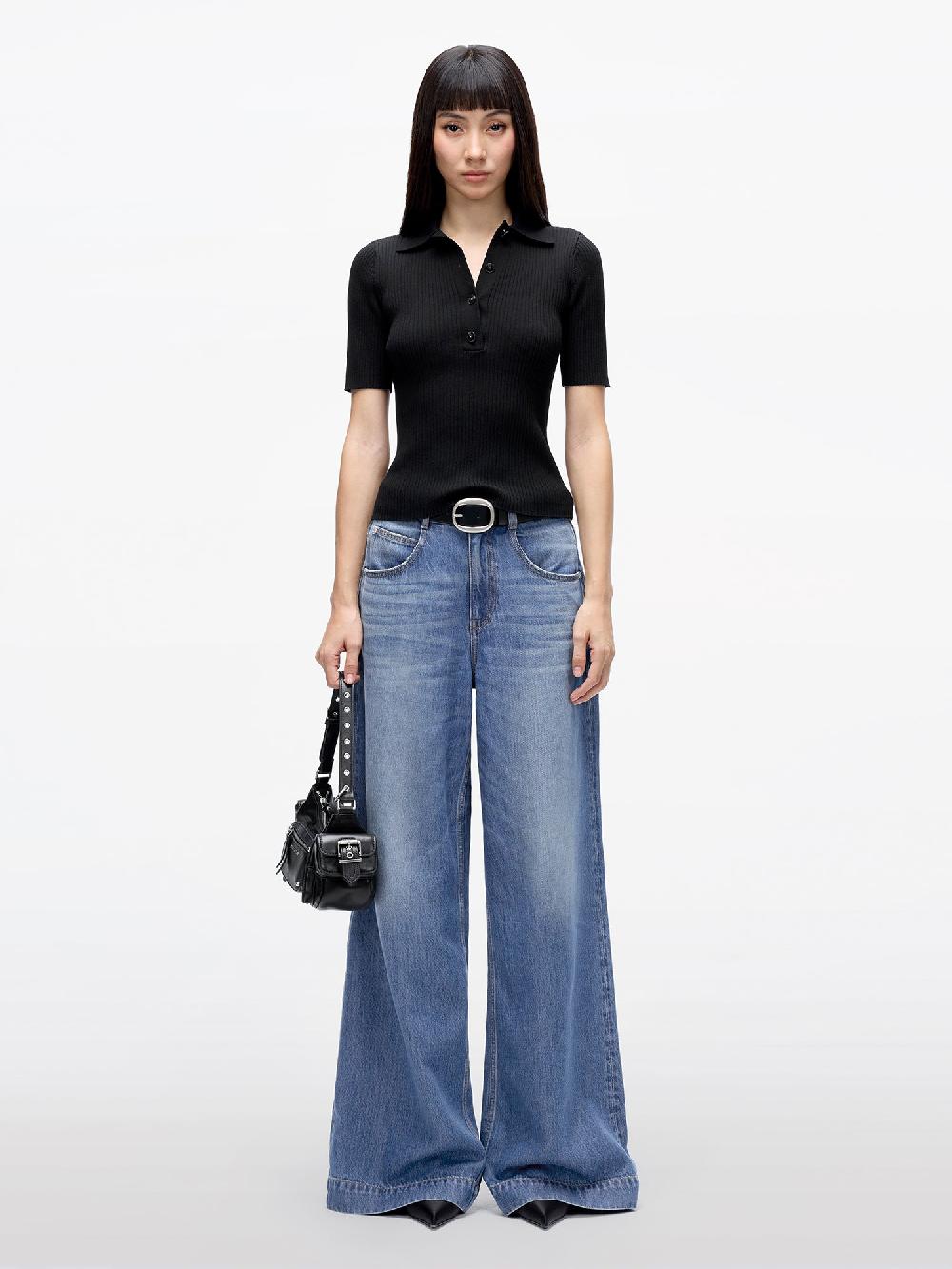 Miss Sixty WIDE-LEG JEANS DEEP BLUE