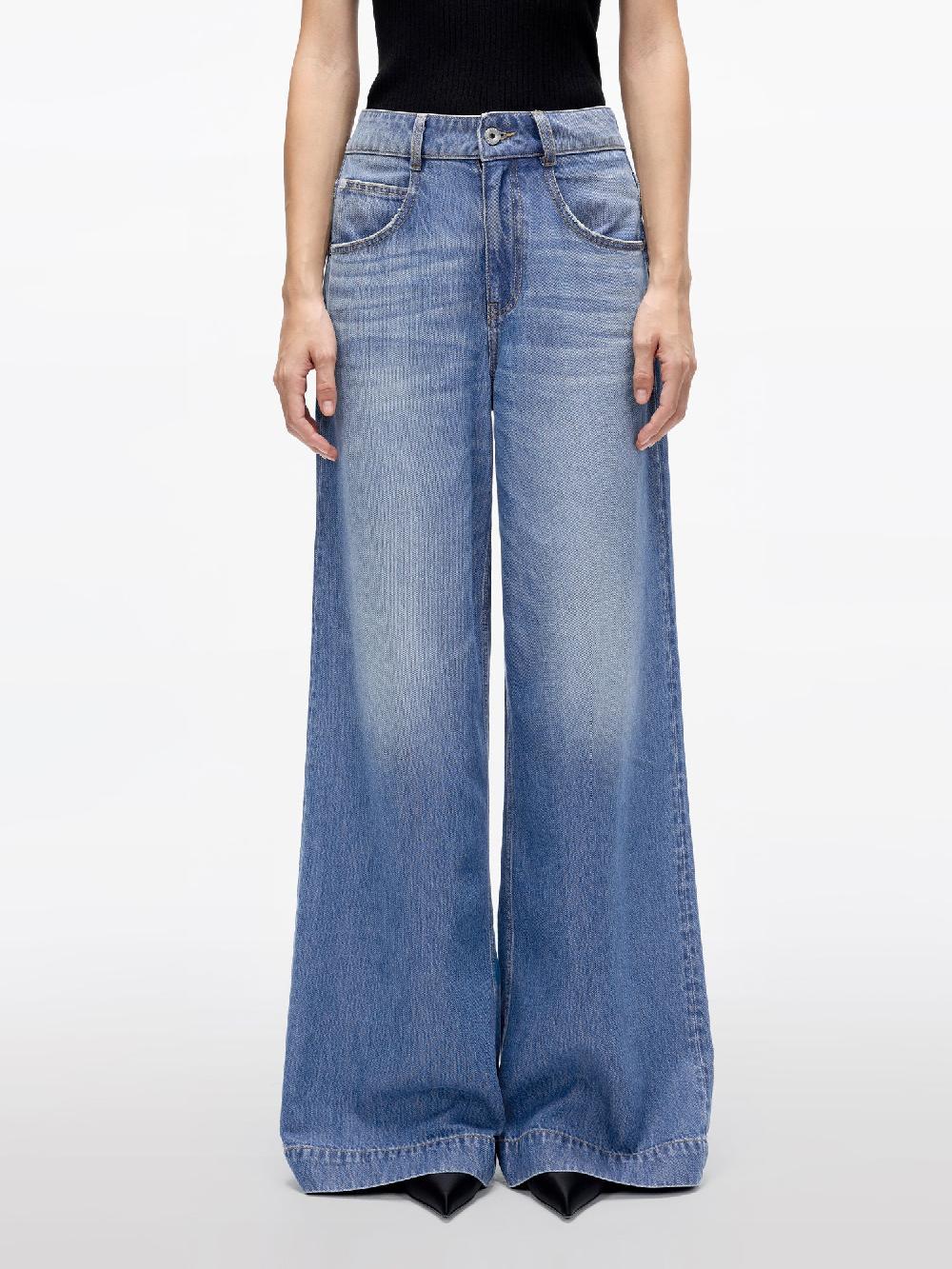 miss sixty WIDE-LEG JEANS DEEP BLUE