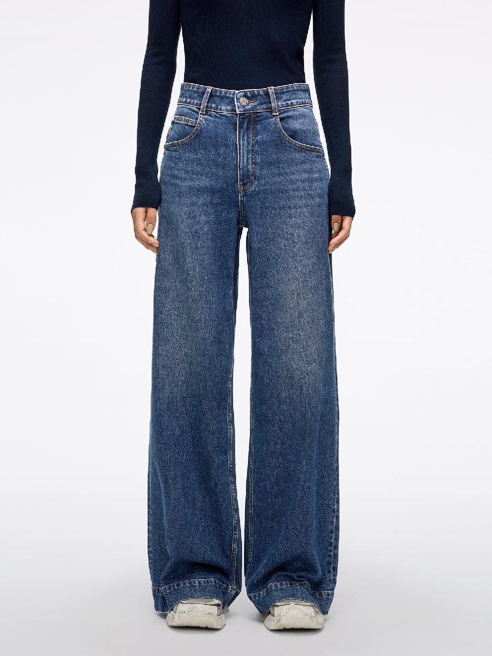 miss sixty WIDE-LEG JEANS DEEP BLUE