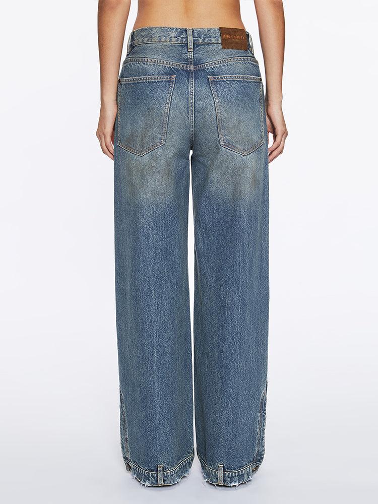 Miss Sixty WIDE-LEG JEANS MIDDLE BLUE