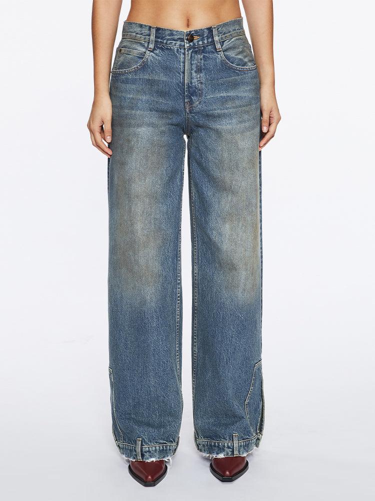 miss sixty WIDE-LEG JEANS MIDDLE BLUE