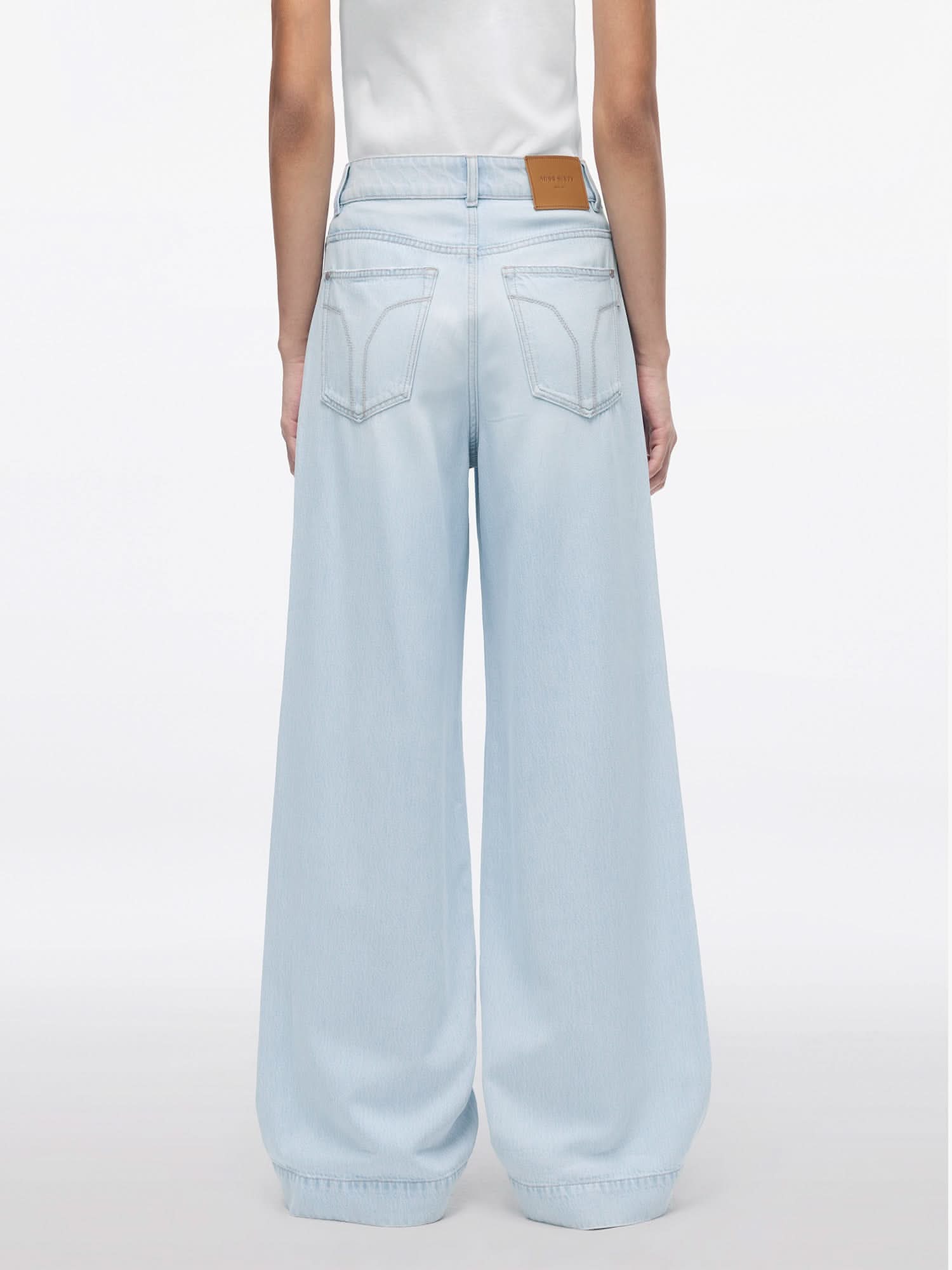 Miss Sixty WIDE-LEG MID-RISE JEANS LIGHT BLUE