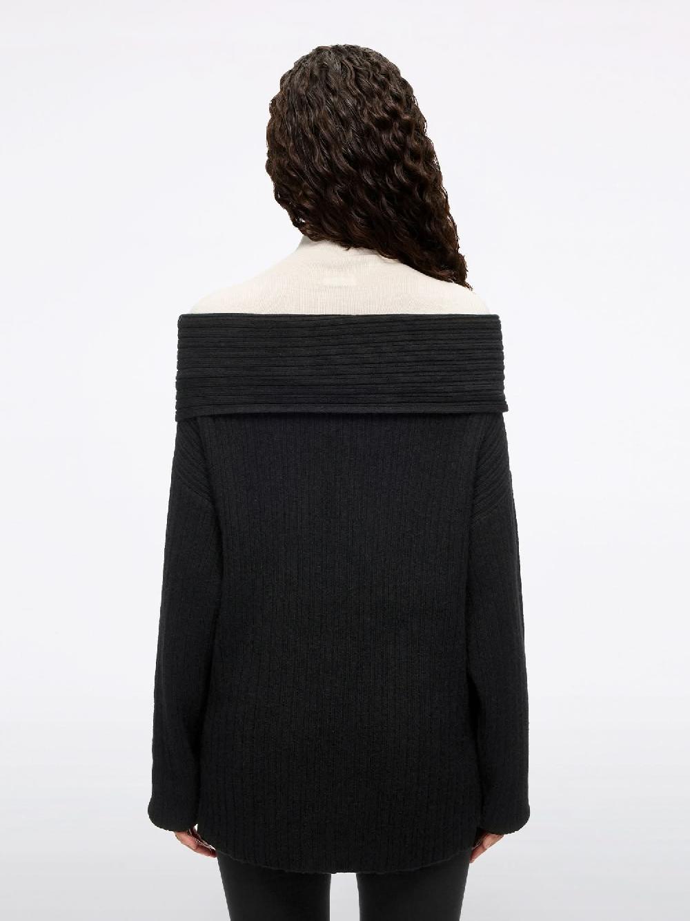 Miss Sixty YAK WOOL KNIT SWEATER BLACK