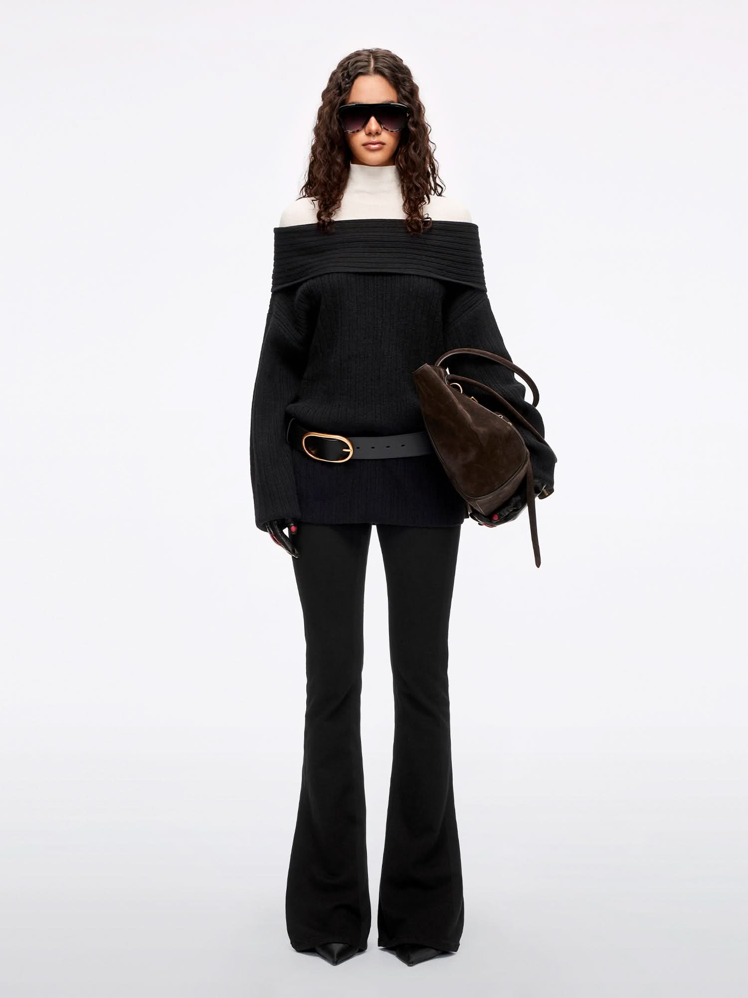 Miss Sixty YAK WOOL KNIT SWEATER BLACK