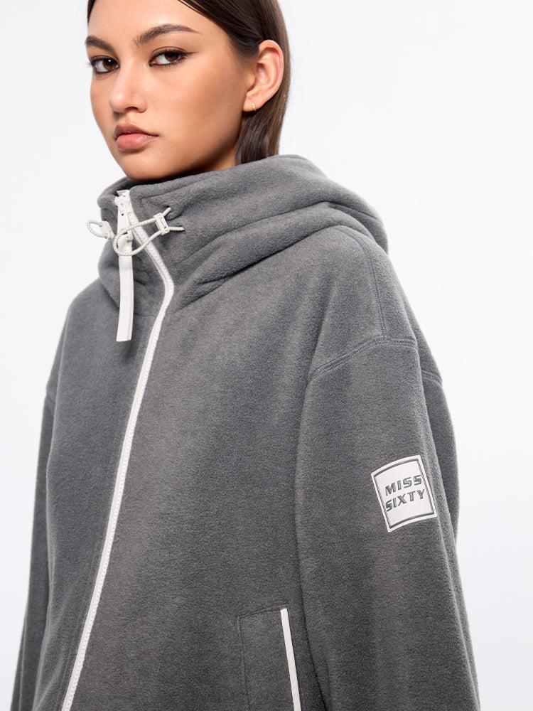 Miss Sixty ZIP-UP HOODIE GREY