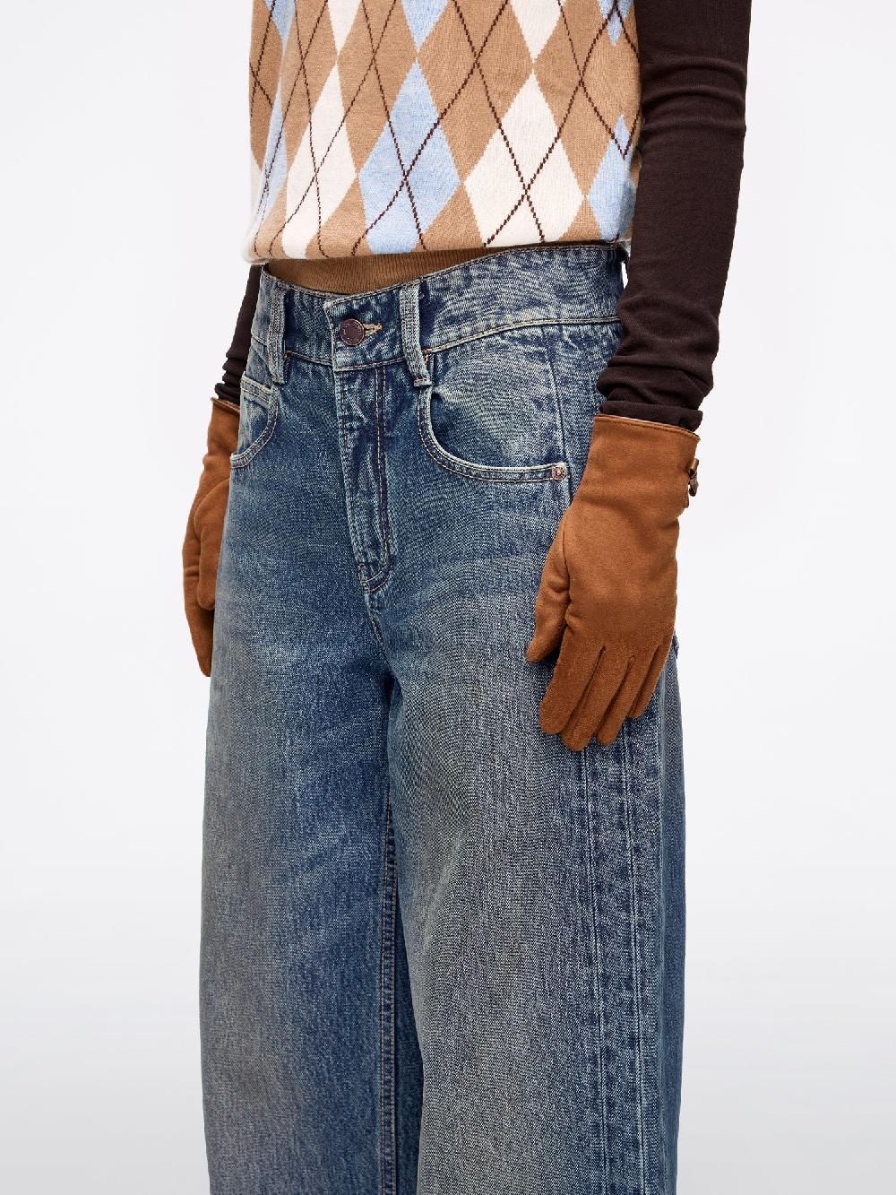 Miss Sixty PATCHWORK LOOSE-FIT DENIM JEANS DEEP BLUE