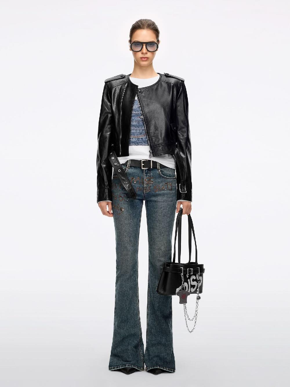 Miss Sixty PRINTED LONG-SLEEVE T-SHIRT BRIGHT WHITE