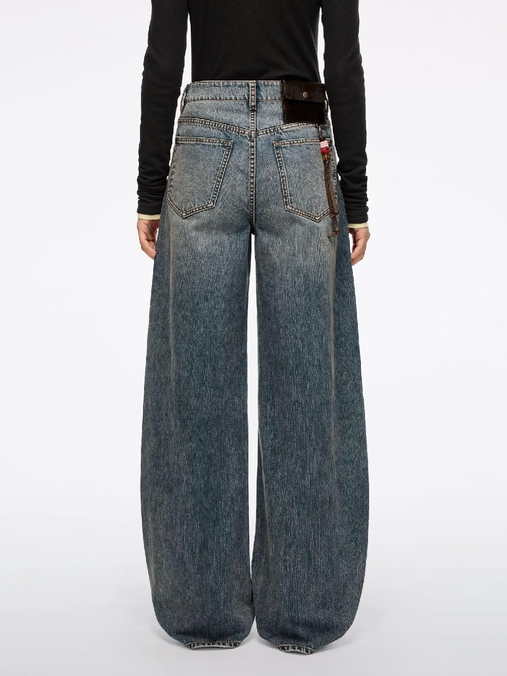 Miss Sixty SCIMITAR JEANS WITH DECORATIVE ACCESSORY RETRO BLUE