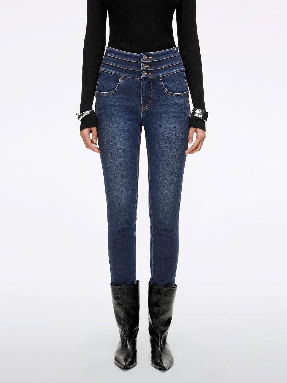 miss sixty SKINNY JEANS-BLUE ATTACK-PLUS 3 DEEP BLUE