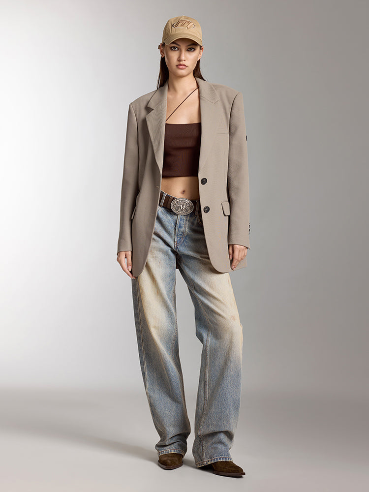 Miss Sixty STRAIGHT FIT WASTELAND STYLE JEANS LIGHT BLUE