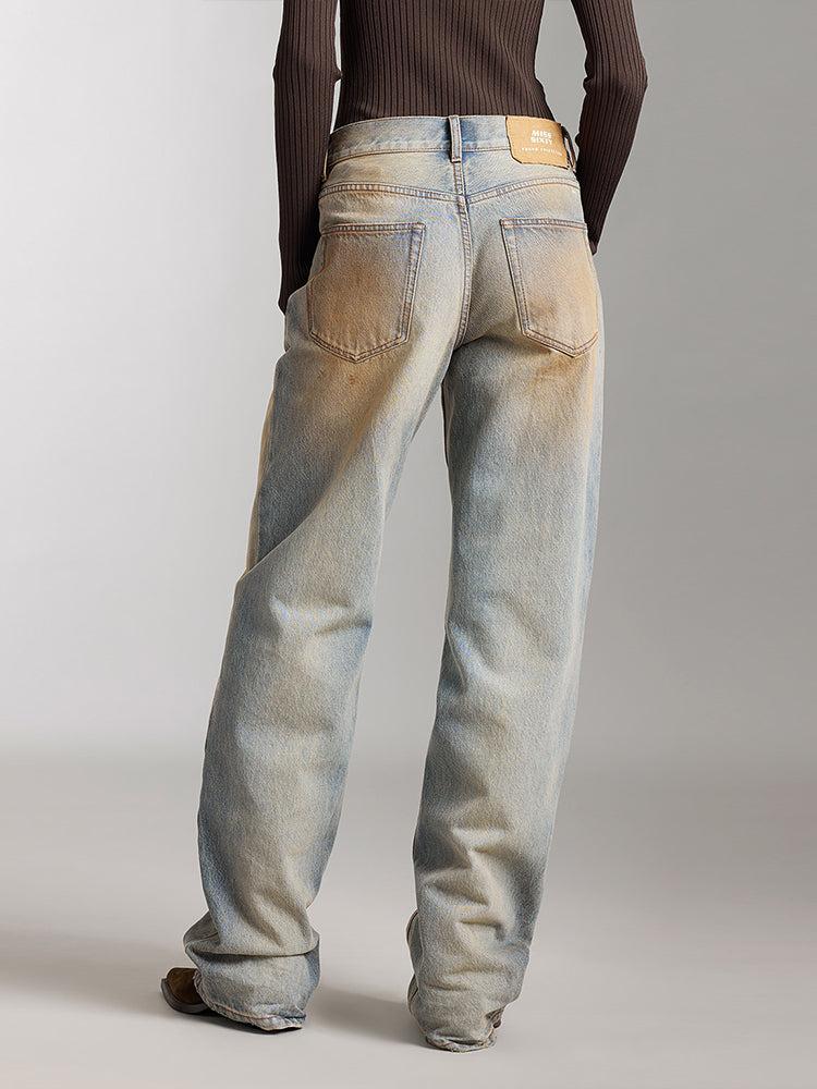 Miss Sixty STRAIGHT FIT WASTELAND STYLE JEANS LIGHT BLUE