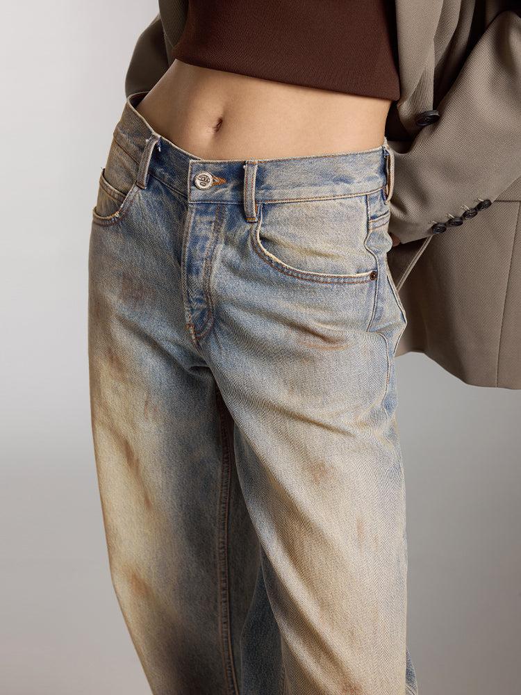 Miss Sixty STRAIGHT FIT WASTELAND STYLE JEANS LIGHT BLUE