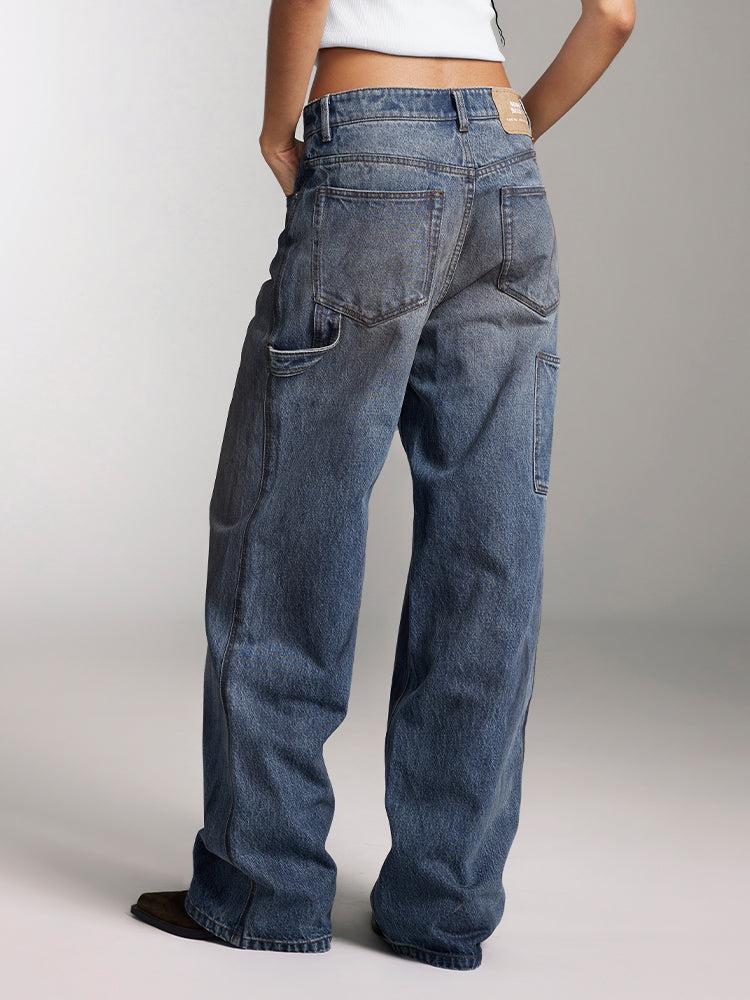 Miss Sixty WASTELAND STYLE DISTRESSED JEANS MIDDLE BLUE