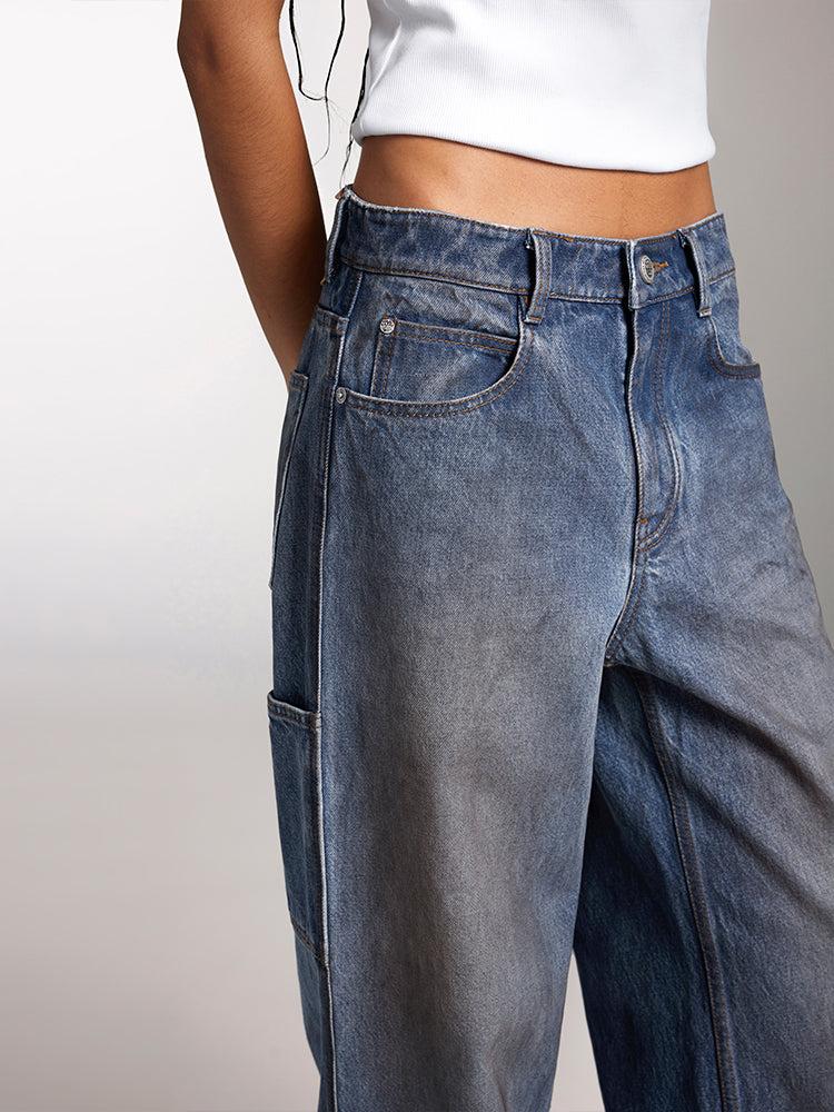 Miss Sixty WASTELAND STYLE DISTRESSED JEANS MIDDLE BLUE