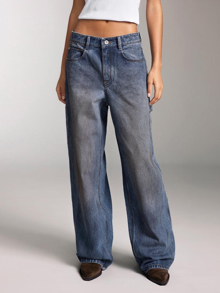 miss sixty WASTELAND STYLE DISTRESSED JEANS MIDDLE BLUE