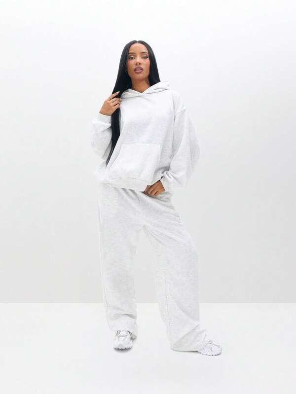 Missguided BABYPHAT Rhinestone Embellished Jogger Sweatpants For Women - Casual Loose Fit Lounge Pants