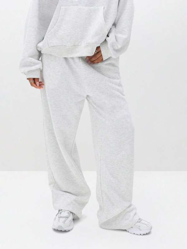 Missguided BABYPHAT Rhinestone Embellished Jogger Sweatpants For Women - Casual Loose Fit Lounge Pants